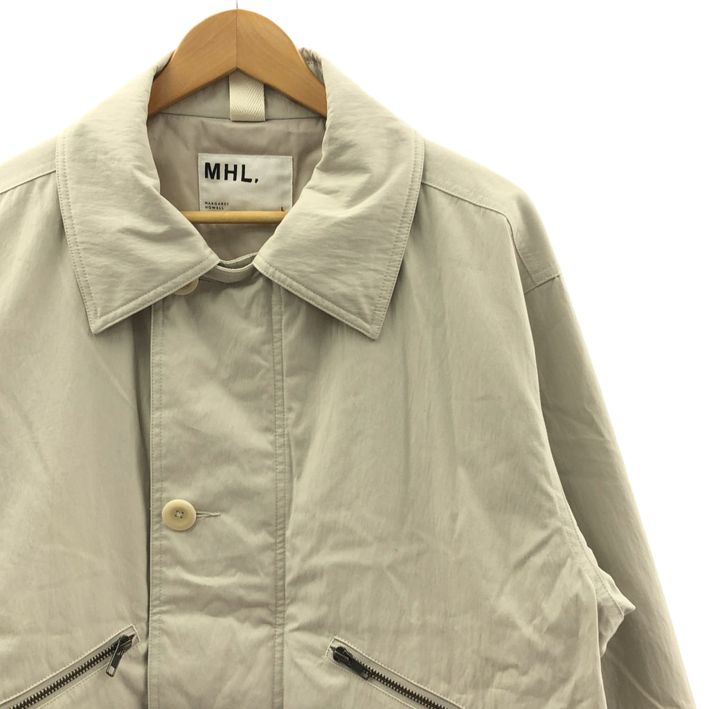 MHL. / 엠에이치엘 마가렛 하웰 | 2024AW | PADDED COTTON NYLON / 안솜 오버 재킷 블루존 | L | 남성