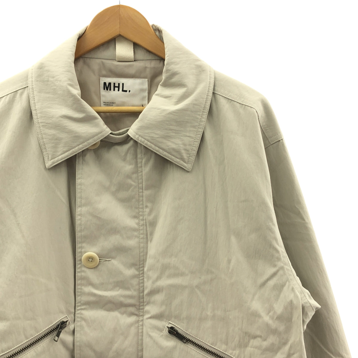 MHL. / 엠에이치엘 마가렛 하웰 | 2024AW | PADDED COTTON NYLON / 안솜 오버 재킷 블루존 | L | 남성
