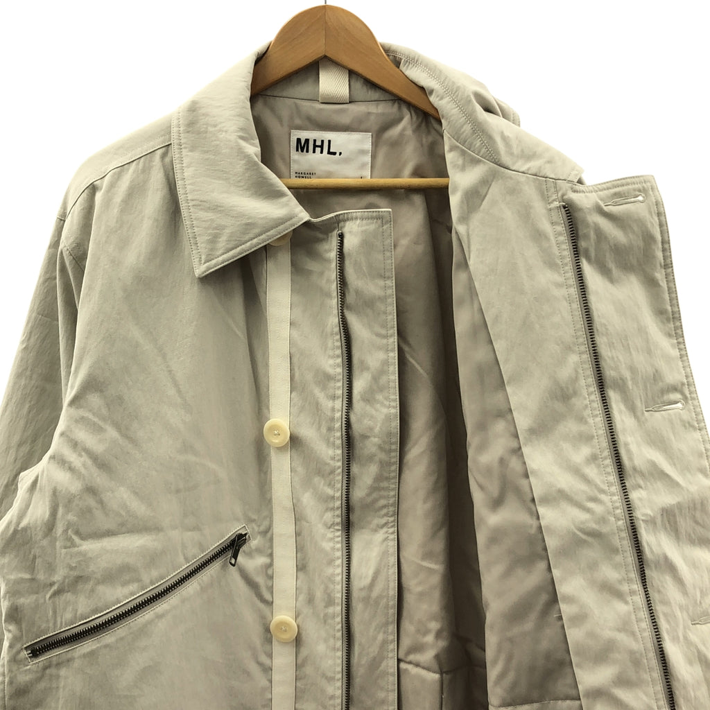 MHL. / 엠에이치엘 마가렛 하웰 | 2024AW | PADDED COTTON NYLON / 안솜 오버 재킷 블루존 | L | 남성