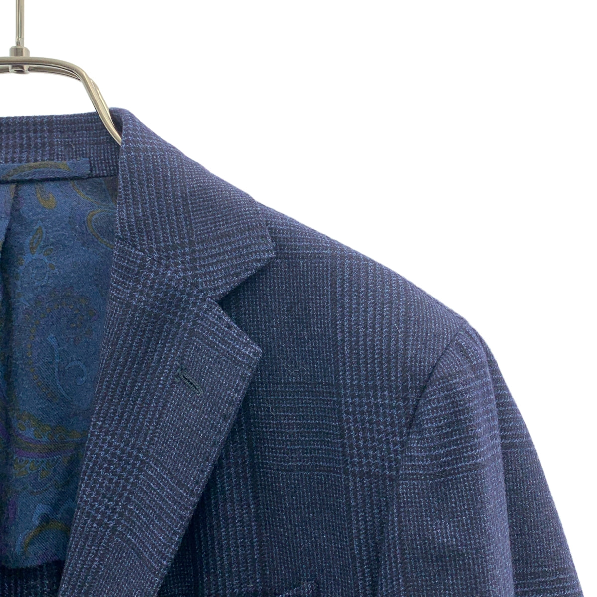 Stile Latino / 스티레라티노 | 셋업 슈트 / GULE032 울 글렌 체크 3B 테일러드 재킷 / 사이드 어저스터 탁 슬랙스 팬츠 | 48 | 맨즈