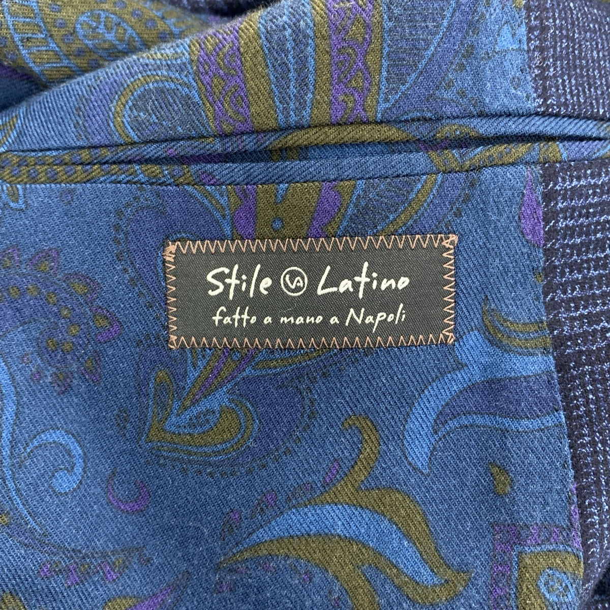 Stile Latino / 스티레라티노 | 셋업 슈트 / GULE032 울 글렌 체크 3B 테일러드 재킷 / 사이드 어저스터 탁 슬랙스 팬츠 | 48 | 맨즈