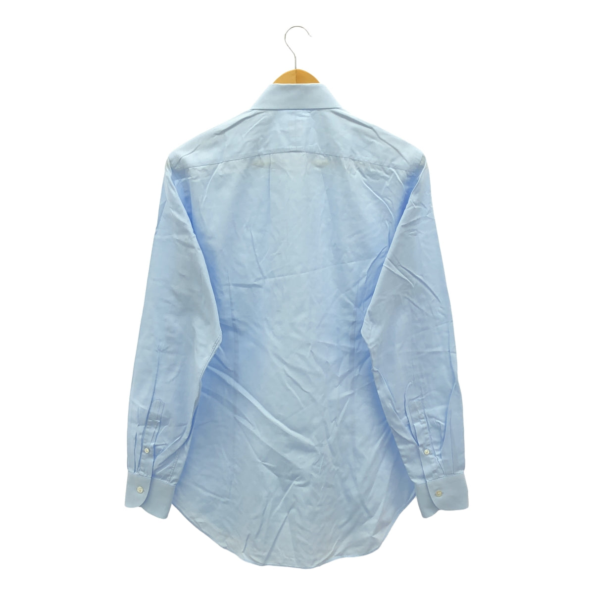 BEAMS F / ビームスエフ | ツイル ワイドカラーシャツ | 15 3/4 / 40 | サックスブルー | メンズ