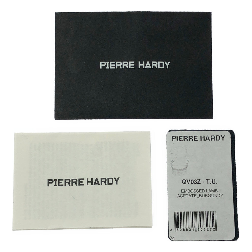 PIERRE HARDY / ピエールアルディ | 2024SS | ALPHA VILLE 2 way アルファ ヴィル 型押し レザー ショルダーバッグ |