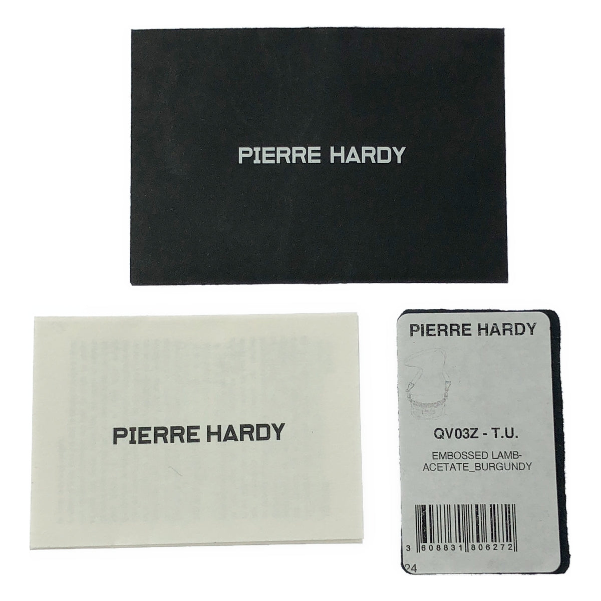 PIERRE HARDY / ピエールアルディ | 2024SS | ALPHA VILLE 2 way アルファ ヴィル 型押し レザー ショルダーバッグ |