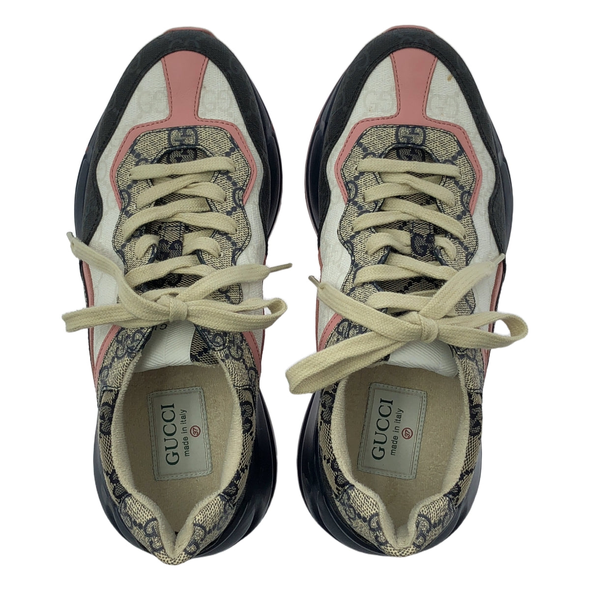GUCCI グッチ ライトンGG ローカットスニーカー SIZE:9 約28.0cm
