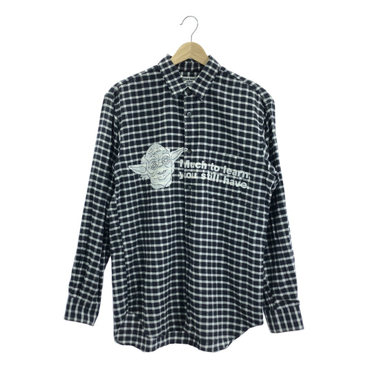 COMME des GARCONS SHIRT / コムデギャルソンシャツ | ×STAR WARS スターウォーズ / コットン マスタヨーダ プリント シャツ | S | メンズ
