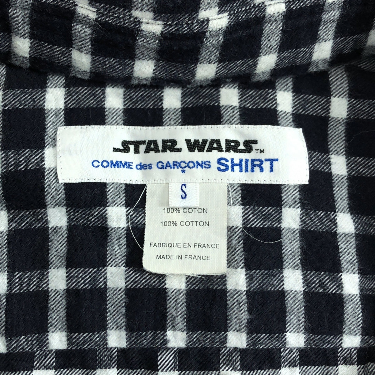 COMME des GARCONS SHIRT / コムデギャルソンシャツ | ×STAR WARS スターウォーズ / コットン マスタヨーダ プリント シャツ | S | メンズ