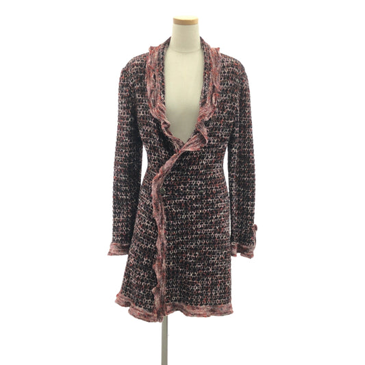 CHANEL / シャネル | 90s〜 / 1997AW ココマーク ボタン フリル コーディガン ニット コート | 38 | レディース