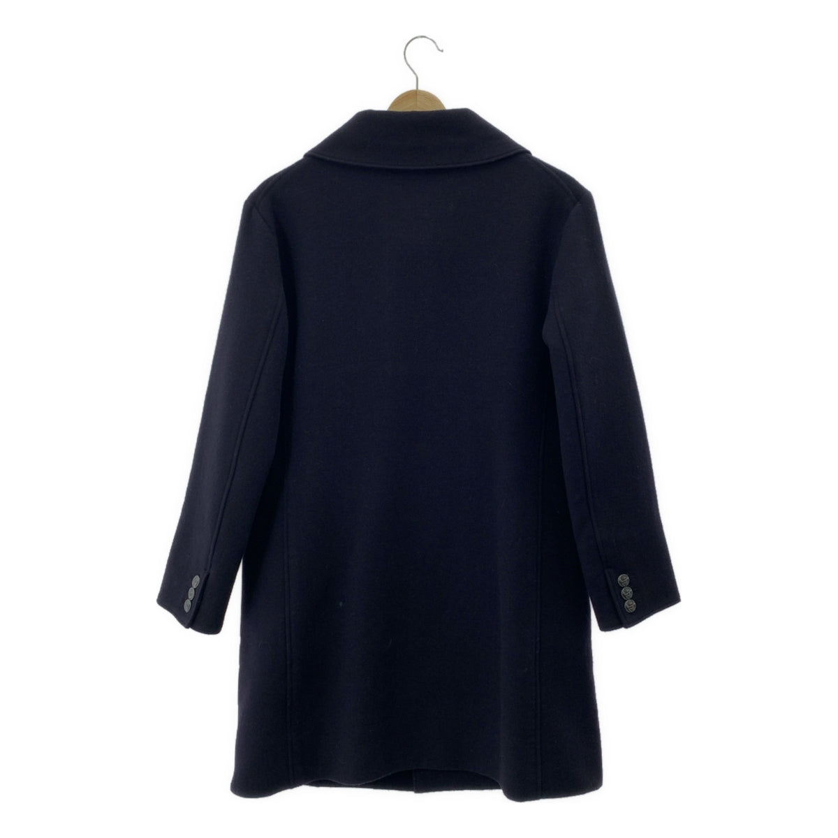 Umii 908 | 羊毛麥爾登金屬扣環單層大衣 |