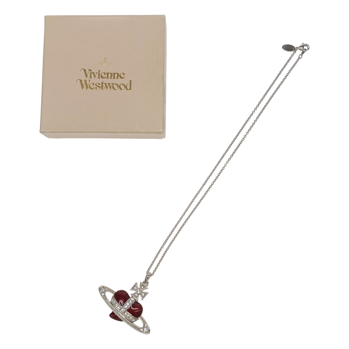 Vivienne Westwood / 비비안 웨스트 우드 | 오브 하트 매력이있는 체인 목걸이 |