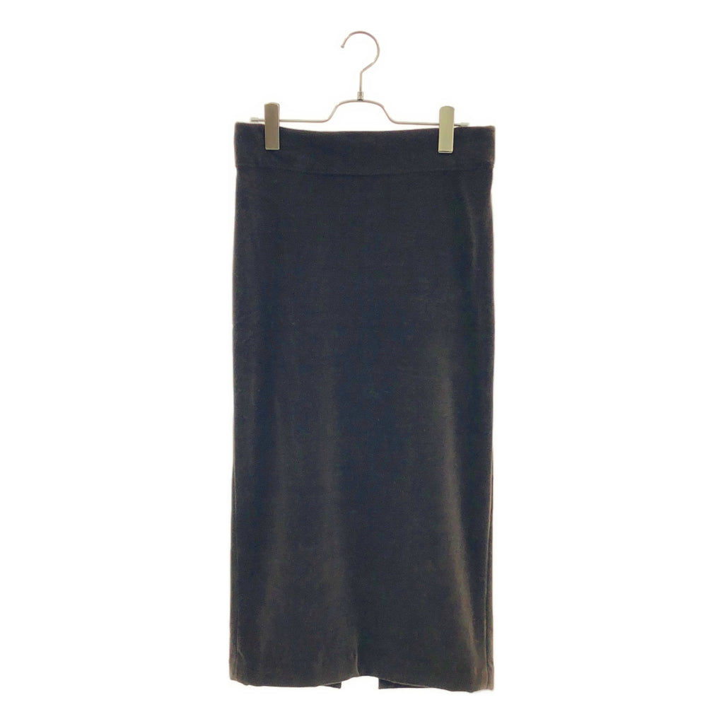 MADISON BLUE / マディソンブルー | ベロア バックスリット スカート | 01(S) | レディース