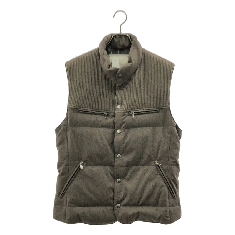 BRUNELLO CUCINELLI / 布魯奈羅．庫奇內利 | 羊毛喀什米爾羽絨背心 | M | 男款