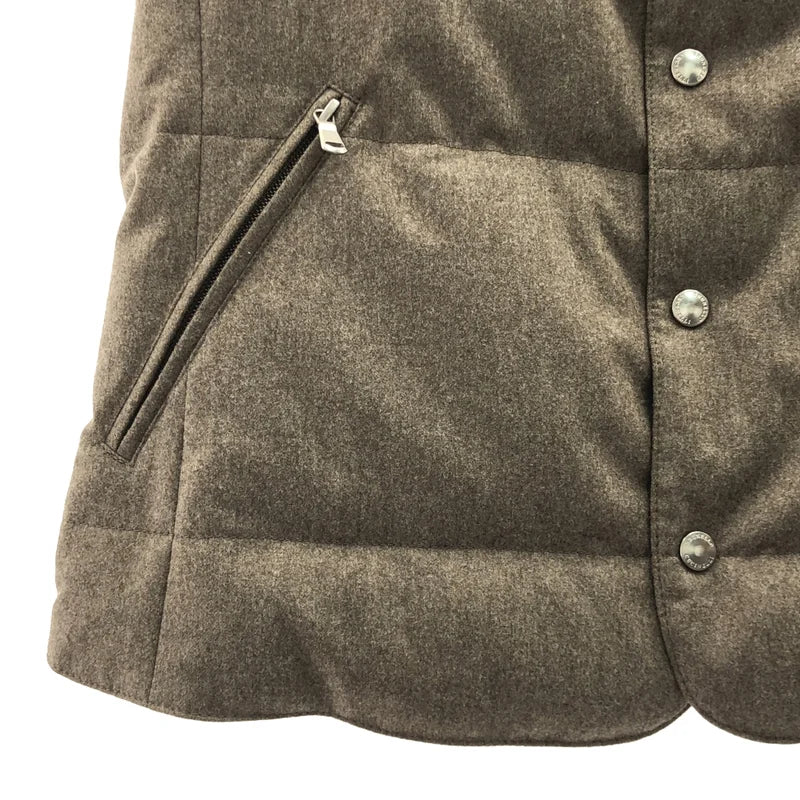 BRUNELLO CUCINELLI / 布魯奈羅．庫奇內利 | 羊毛喀什米爾羽絨背心 | M | 男款