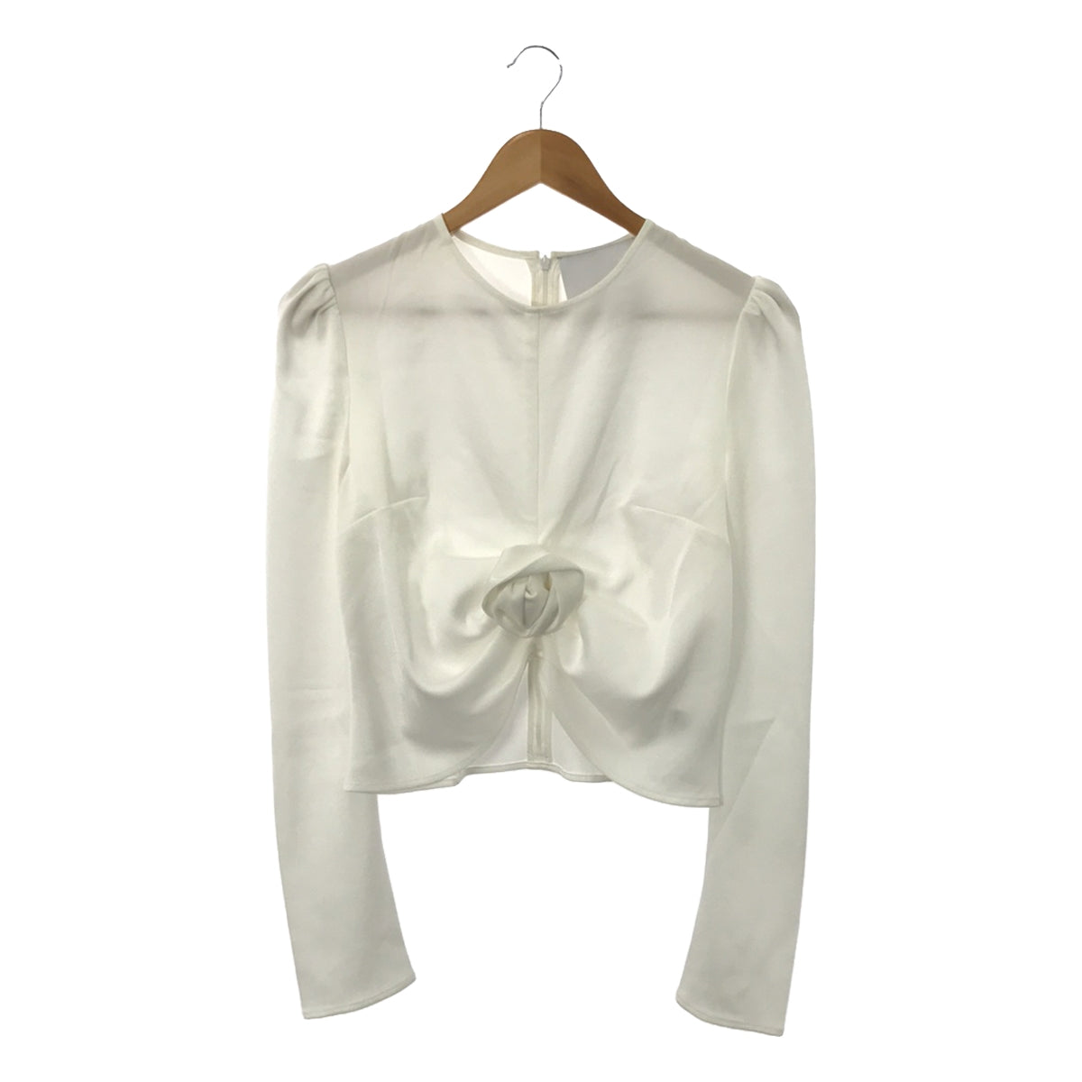 nayarea / Nayarea | Corsage Puff Sleeve Top | 6 | White | Women's