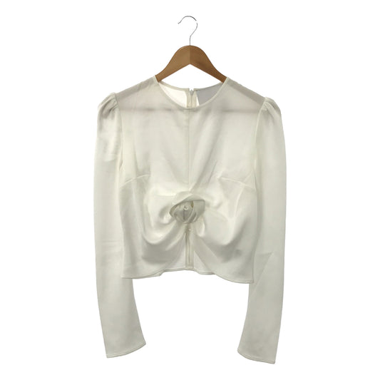 nayarea / Nayarea | Corsage Puff Sleeve Top | 6 | White | Women's