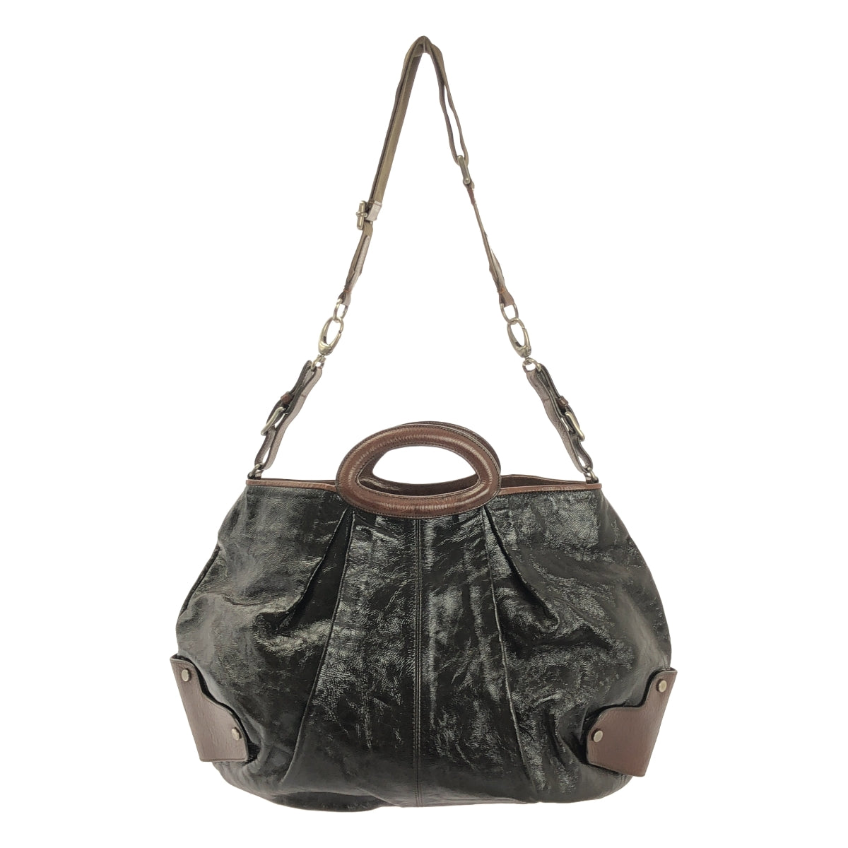 MARNI / 마르니 | 바이 컬러 풍선 2way 어깨 가방 |