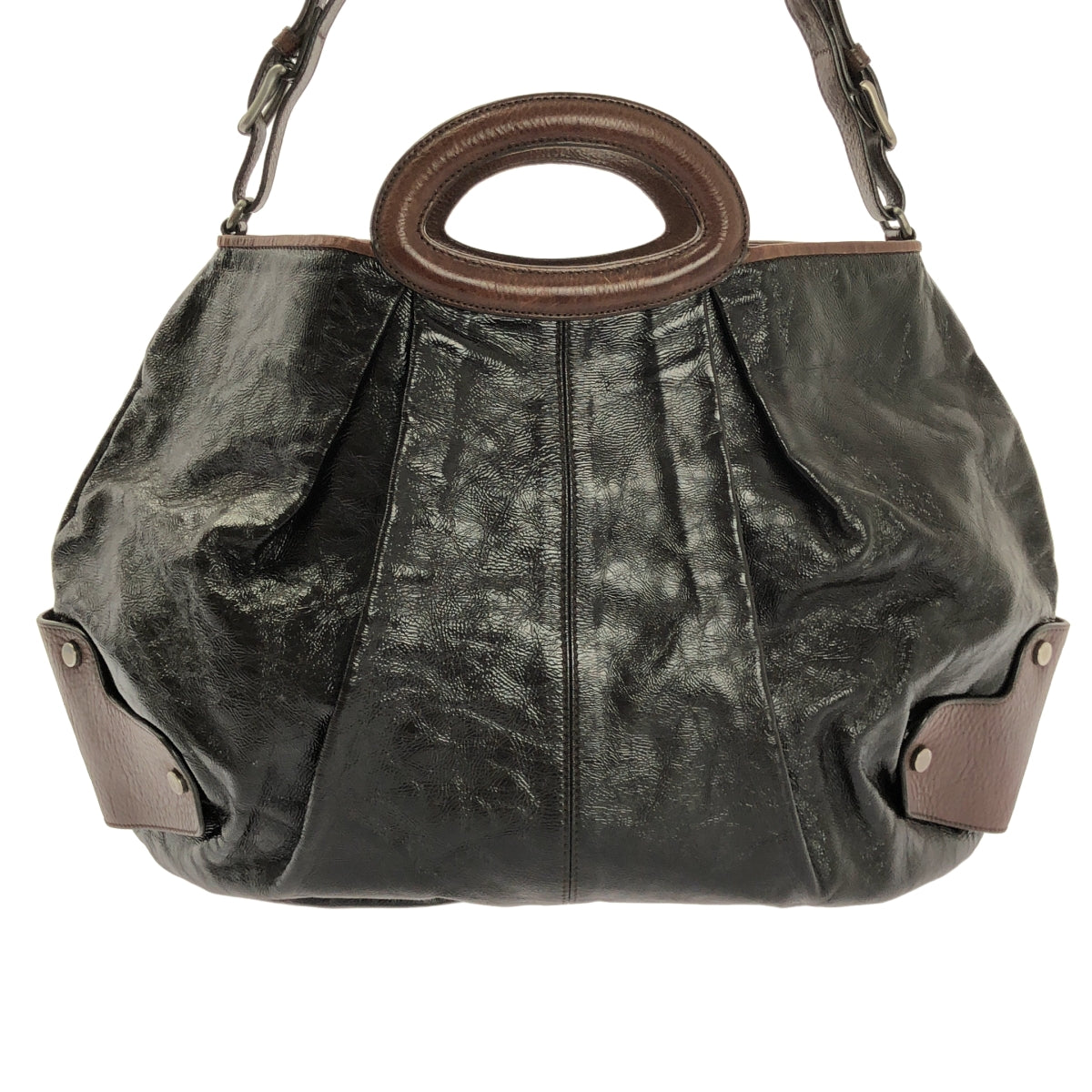 MARNI / 마르니 | 바이 컬러 풍선 2way 어깨 가방 |