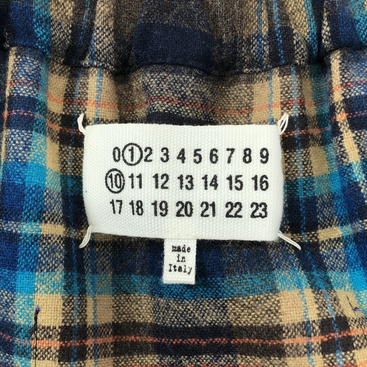 【美品】  Maison Margiela / メゾンマルジェラ | 2024SS | Pendleton Check Midi Skirt ペンドルトン コーティング チェック ウールスカート | 40 | マルチカラー | レディース