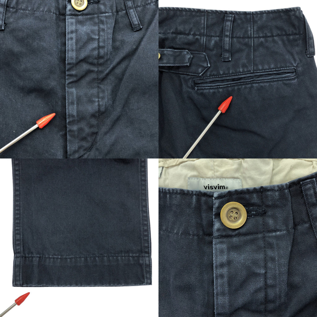 visvim / 비즈빔 | SLIM CHINO / 신치 백 슬림 치노 바지 | 2 | 네이비 | 남성