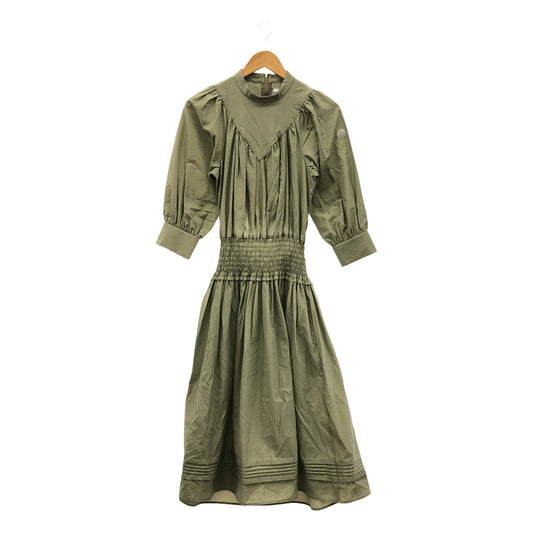 BORDERS at BALCONY | 2021AW | BACK CUT OUT DRESS | 38 | Green | Women's