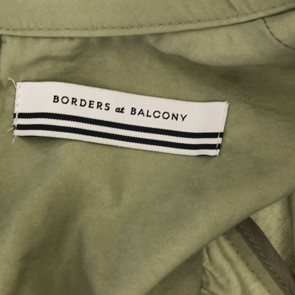 BORDERS at BALCONY / ボーダーズアットバルコニー | 2021AW | BACK CUT OUT DRESS バック カットアウト ドレス ワンピース | 38 | グリーン | レディース