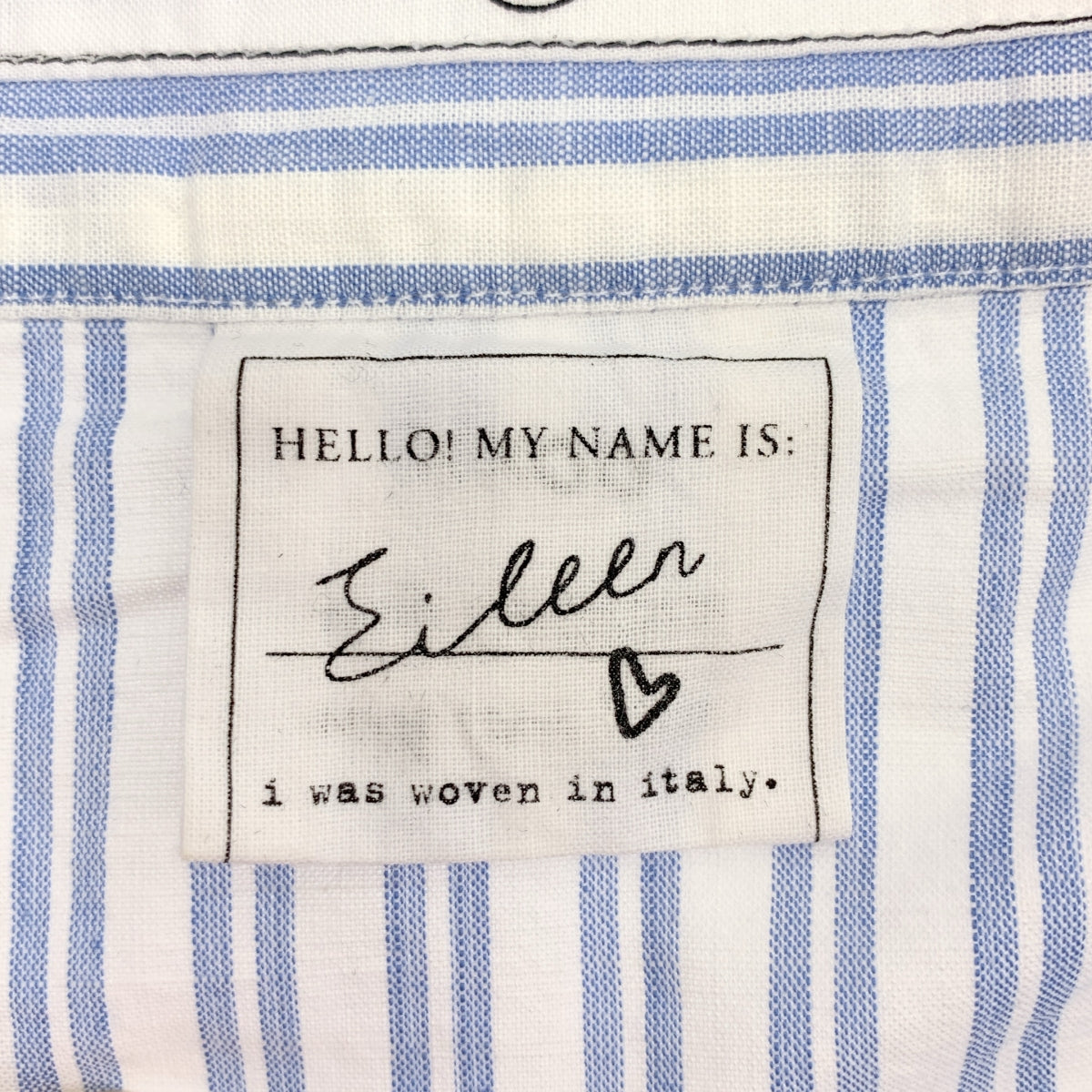 Frank&amp;Eileen | EILEEN / DBCB / 棉質條紋襯衫 | XS |