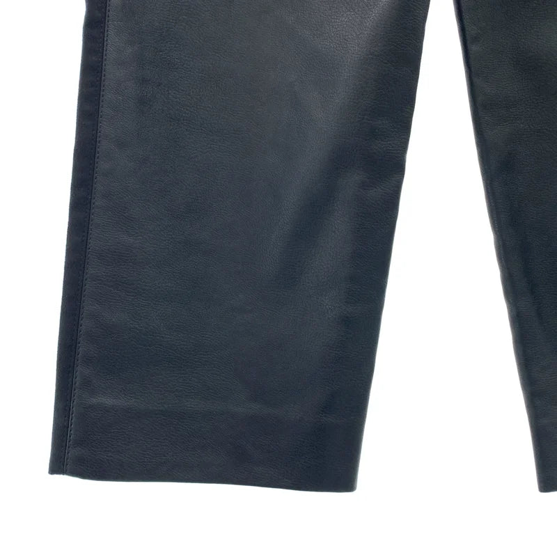 STELLA McCARTNEY / ステラマッカートニー | SKIN FREE SKIN エコレザー サイドライン パンツ | 44 | メンズ