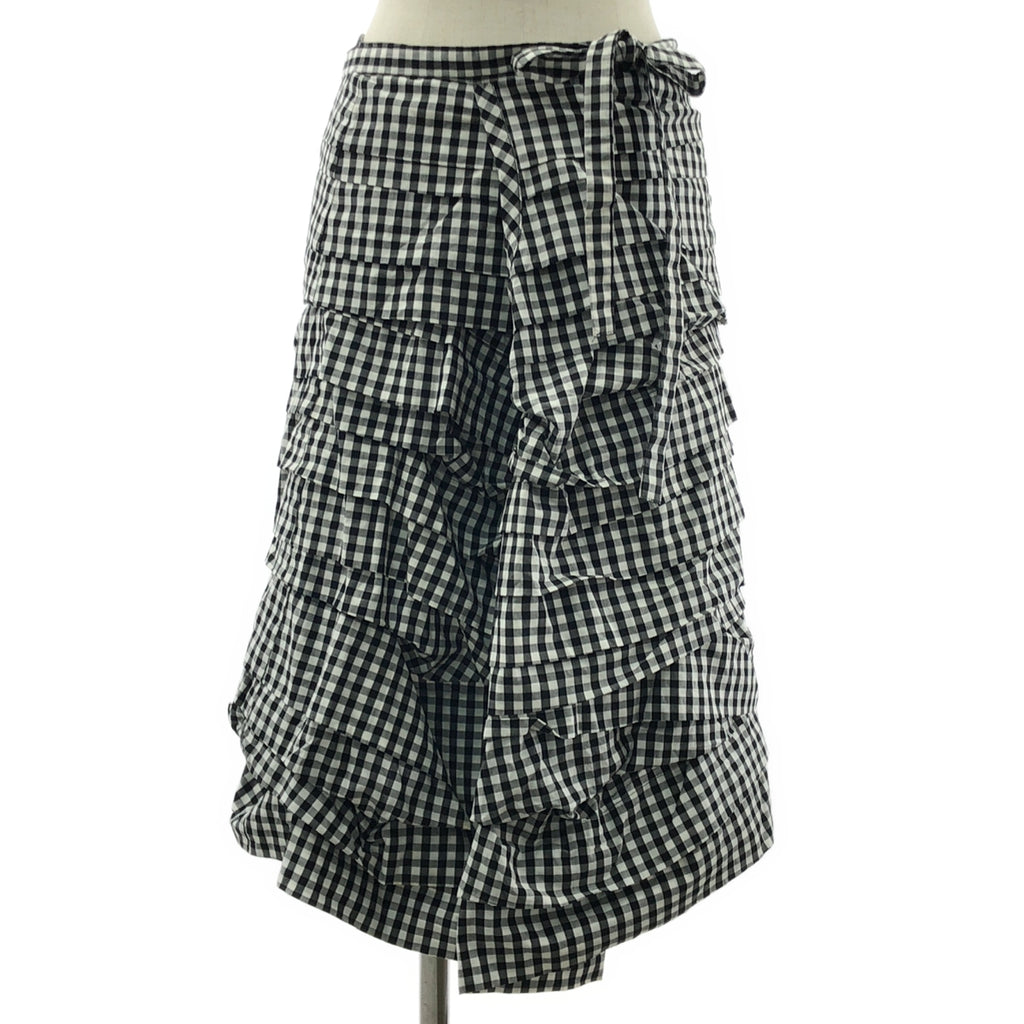 COMME des GARCONS COMME des GARCONS / コムコム | 2006SS | ギンガムチェック フリル ロングスカート | M |