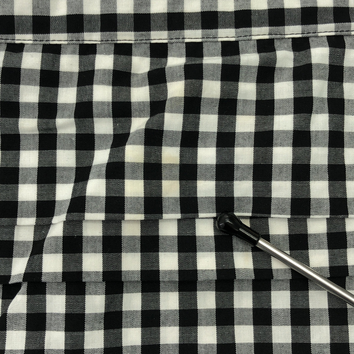 COMME des GARCONS COMME des GARCONS / 콤콤 | 2006SS | 깅엄 체크 프릴 롱 스커트 | M | 여성