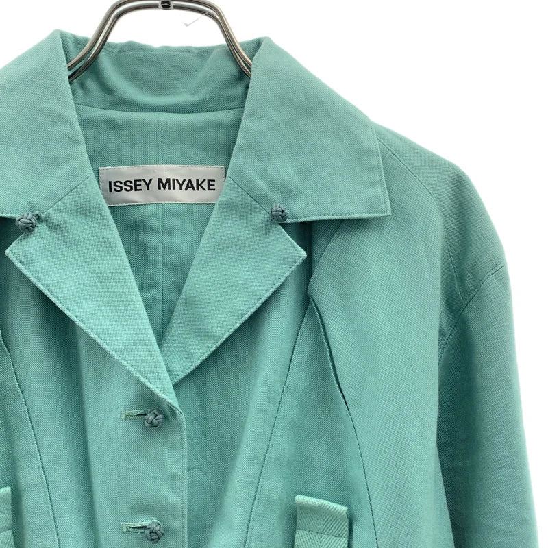 ISSEY MIYAKE / イッセイミヤケ | コットン デザイン ジャケット | 2 | レディース