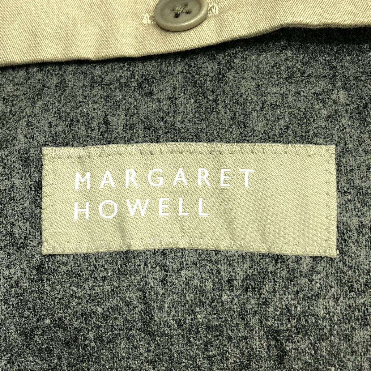 美品】 MARGARET HOWELL / マーガレットハウエル | ウールライナー付き