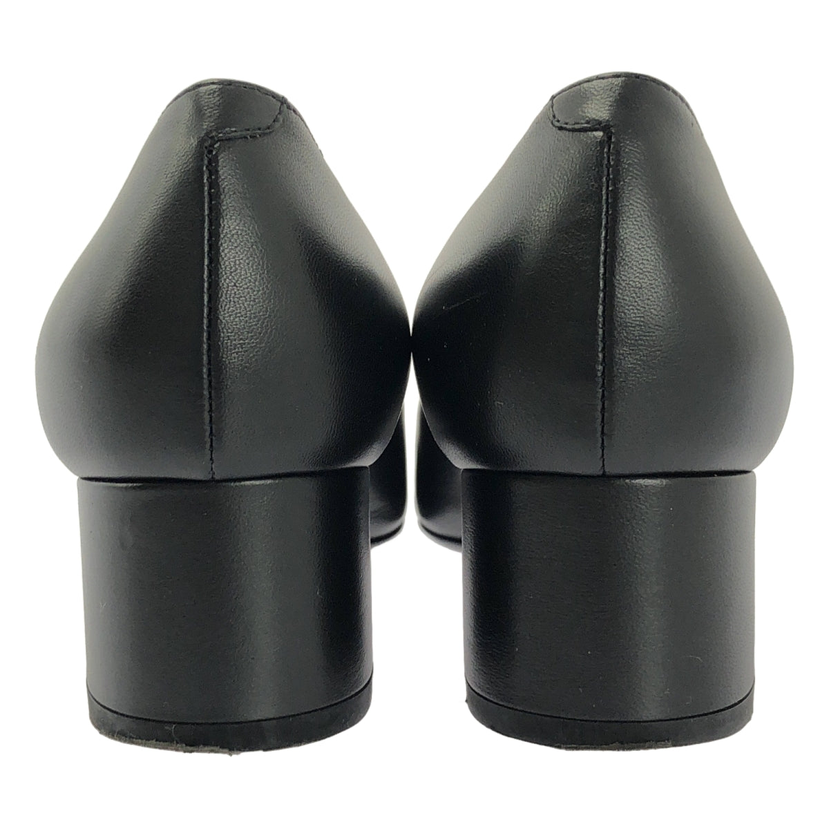 BOTTEGA VENETA / ボッテガヴェネタ | イントレチャート レザー パンプス | 36 | ブラック | レディース