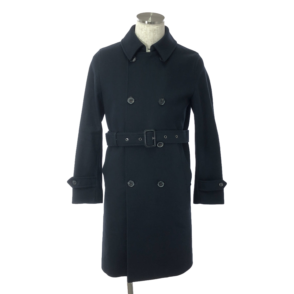 MACKINTOSH / Mackintosh | × BEAMS F Beams F exclusive wool melton double-breasted trench coat | 34 | Men's