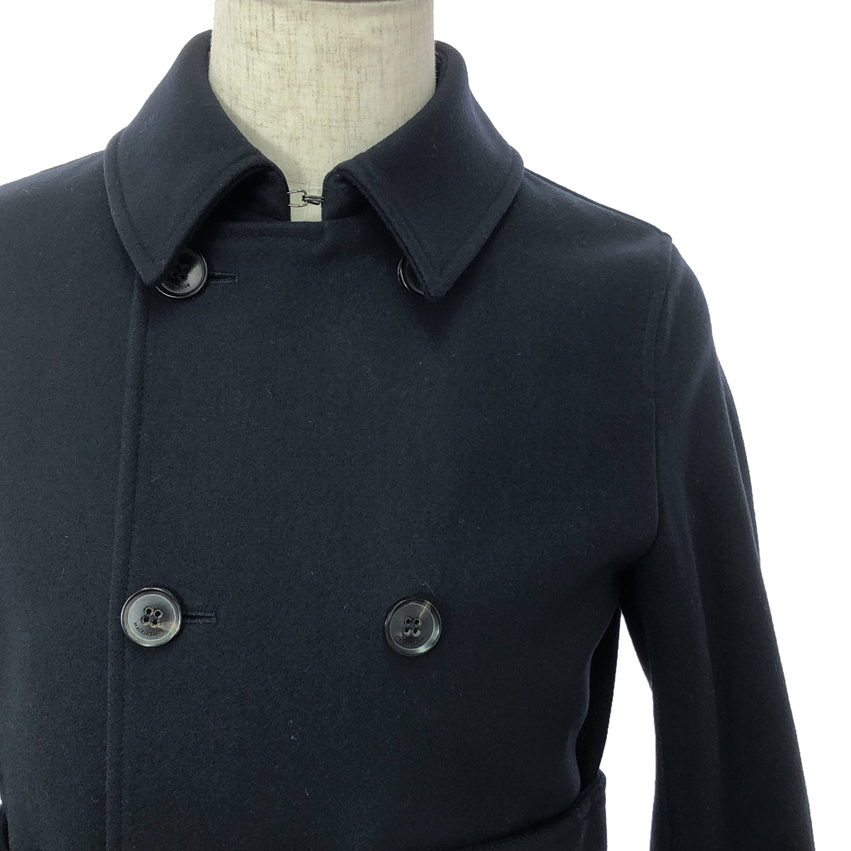 MACKINTOSH / Mackintosh | × BEAMS F Beams F exclusive wool melton double-breasted trench coat | 34 | Men's