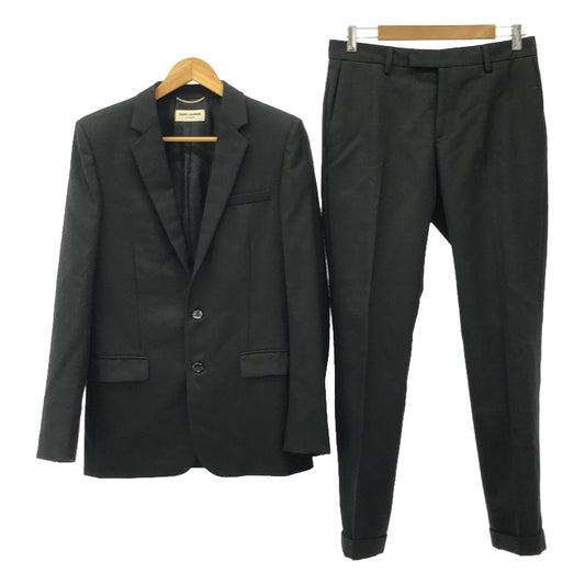 SAINT LAURENT PARIS | 2013 | Eddie's wool suit | 46 | Black | Men's