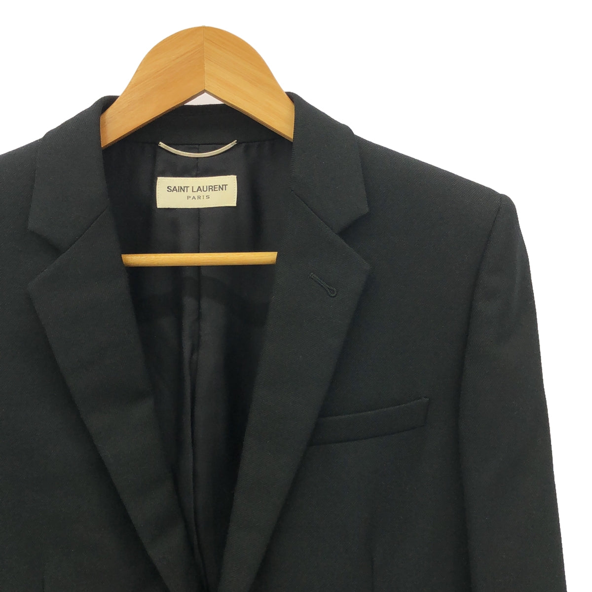 SAINT LAURENT PARIS | 2013 | Eddie's wool suit | 46 | Black | Men's