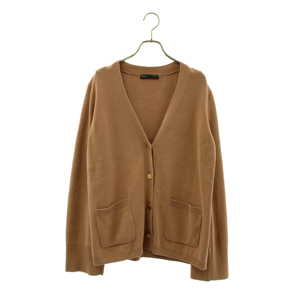 NOBLE / 노블 | 밀라노 립 재킷 가디건 | F | 브라운 | 여성