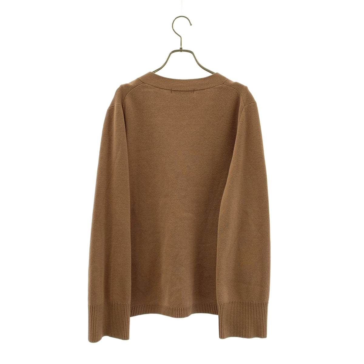 NOBLE / ノーブル | ミラノリブジャケットカーディガン | F | ブラウン | レディース