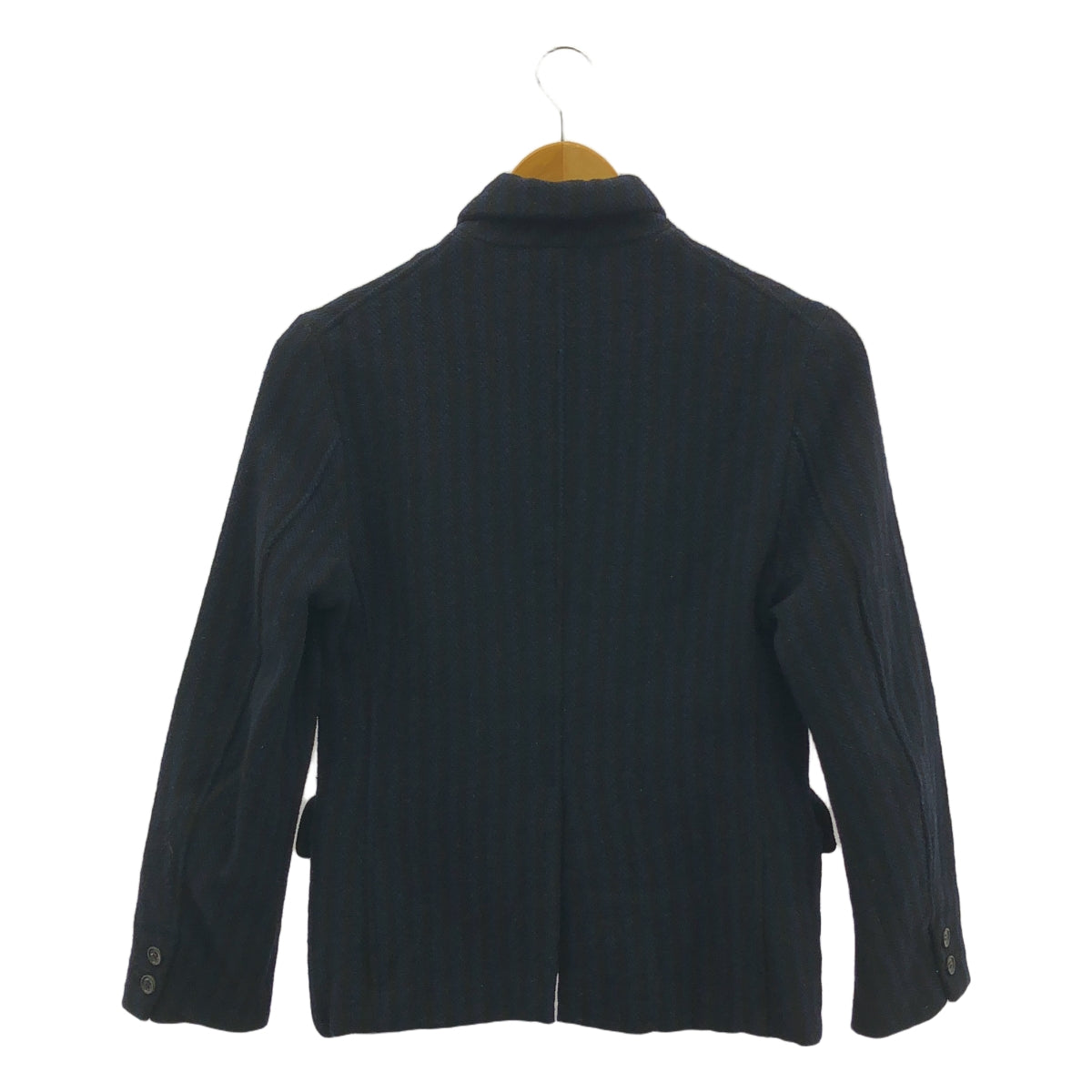 R&amp;D.M.Co / 올드맨즈 재단사 | 울 스트라이프 트위드 재킷 | M | 블랙 / 블루 | 여성