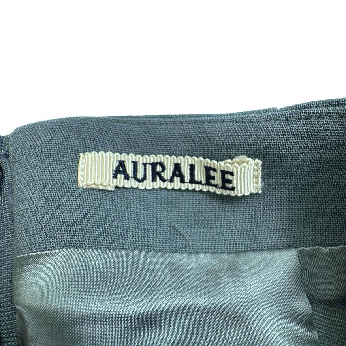 奧拉麗 / 奧拉麗 |緊身羊毛雙層布裙 | 0 |灰色 |女性的