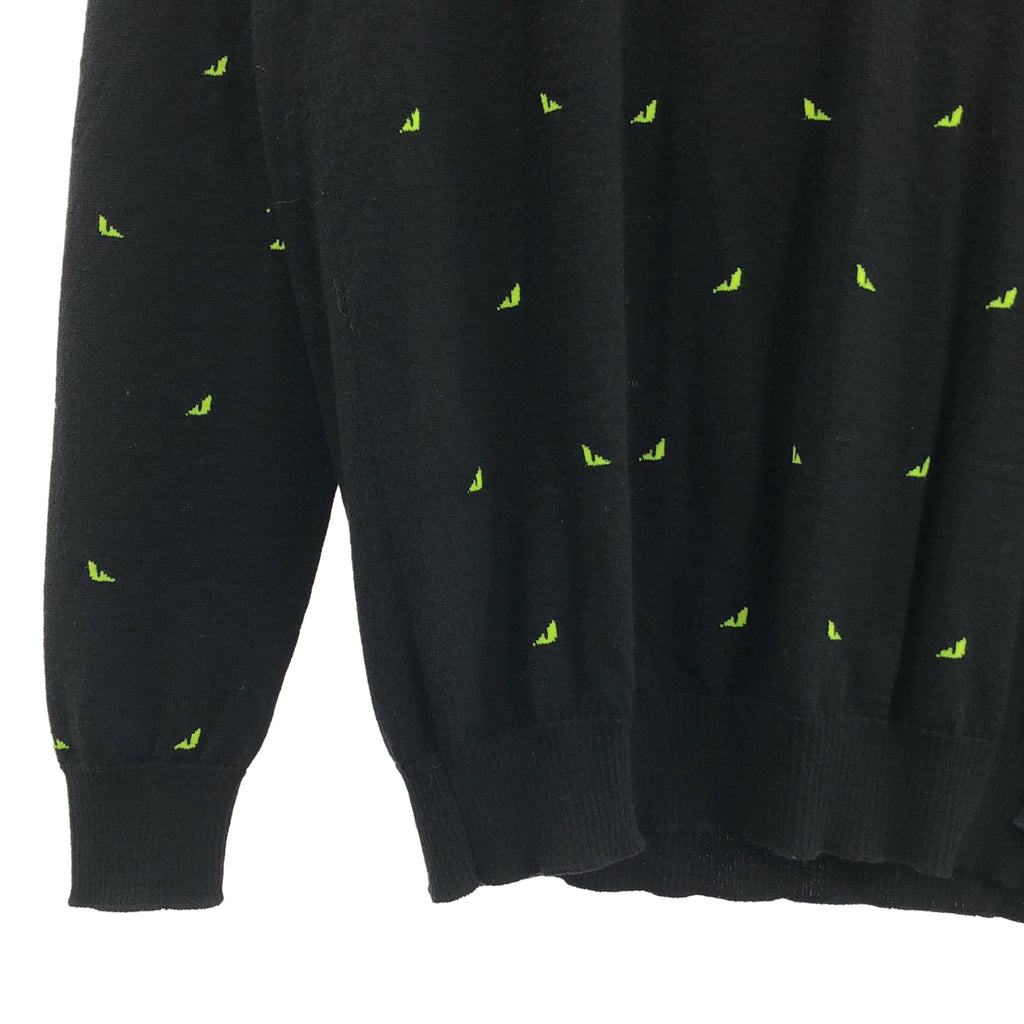 FENDI / フェンディ | モンスター ディアボリックアイズ ニット | 48 | メンズ