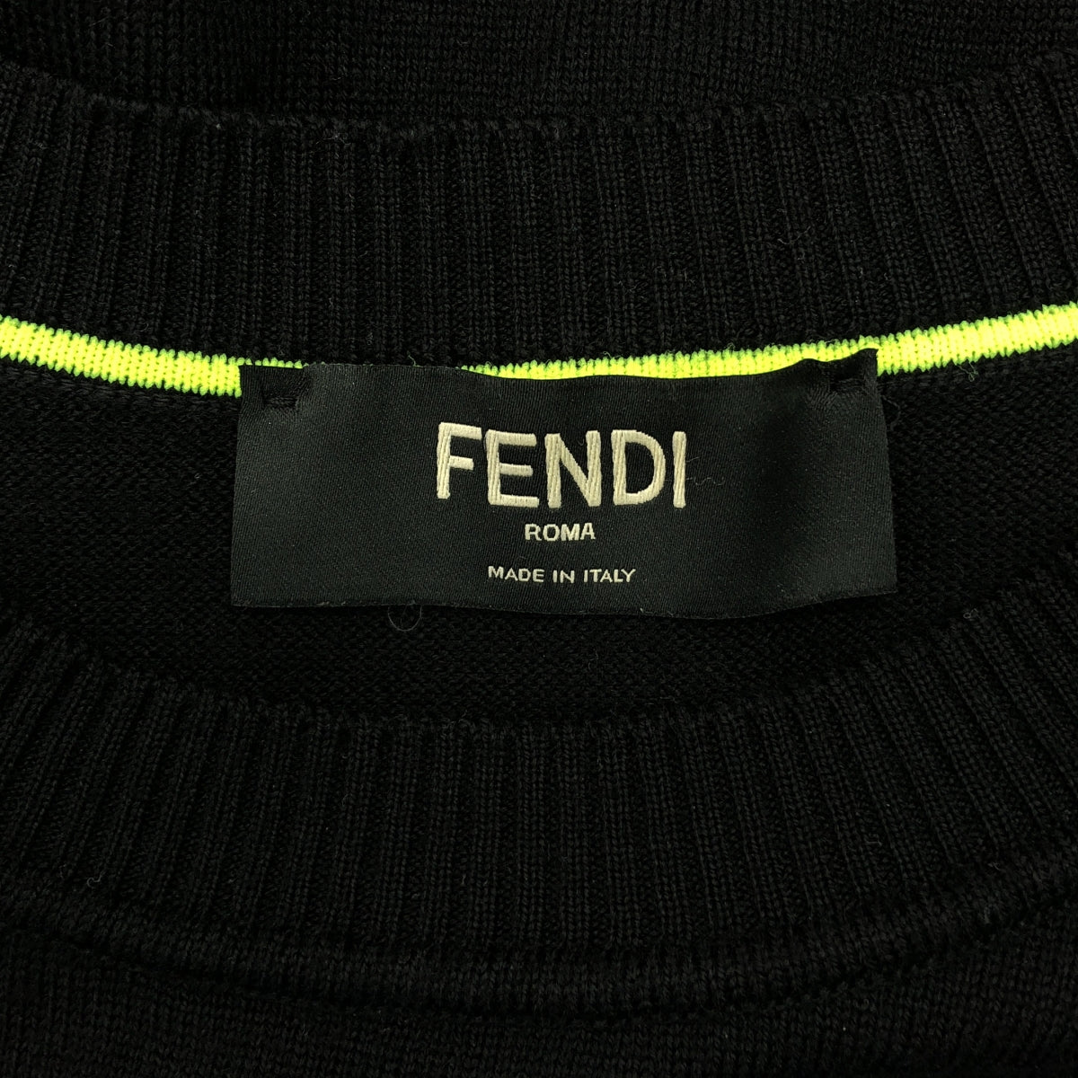 FENDI / フェンディ | モンスター ディアボリックアイズ ニット | 48 | メンズ