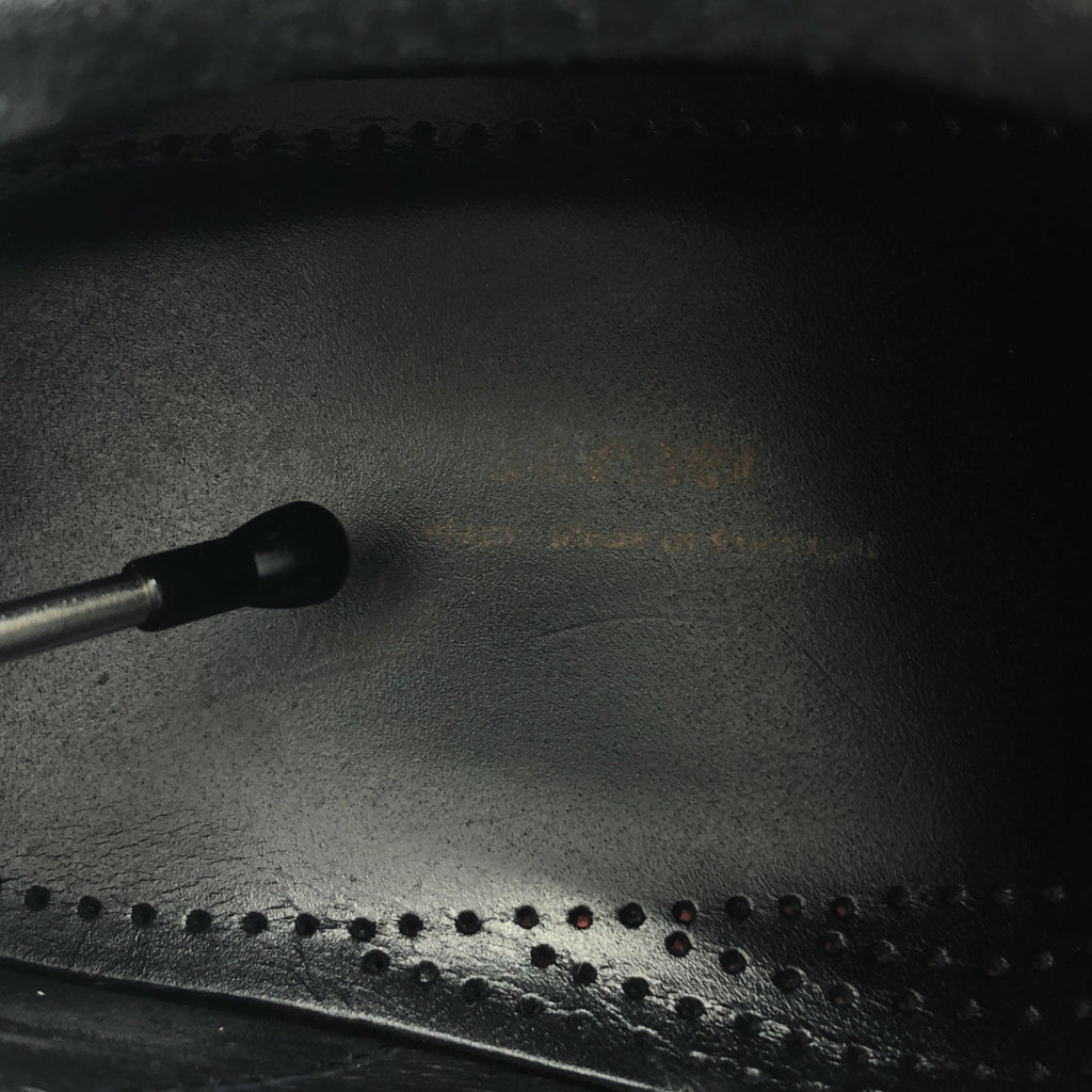 【美品】  Padmore&Barnes / パドモア&バーンズ | WILD LIFE TAILOR別注 P204 ORIGINAL LOW SUEDE スエード モカシン シューズ | UK6 | ブラック | メンズ