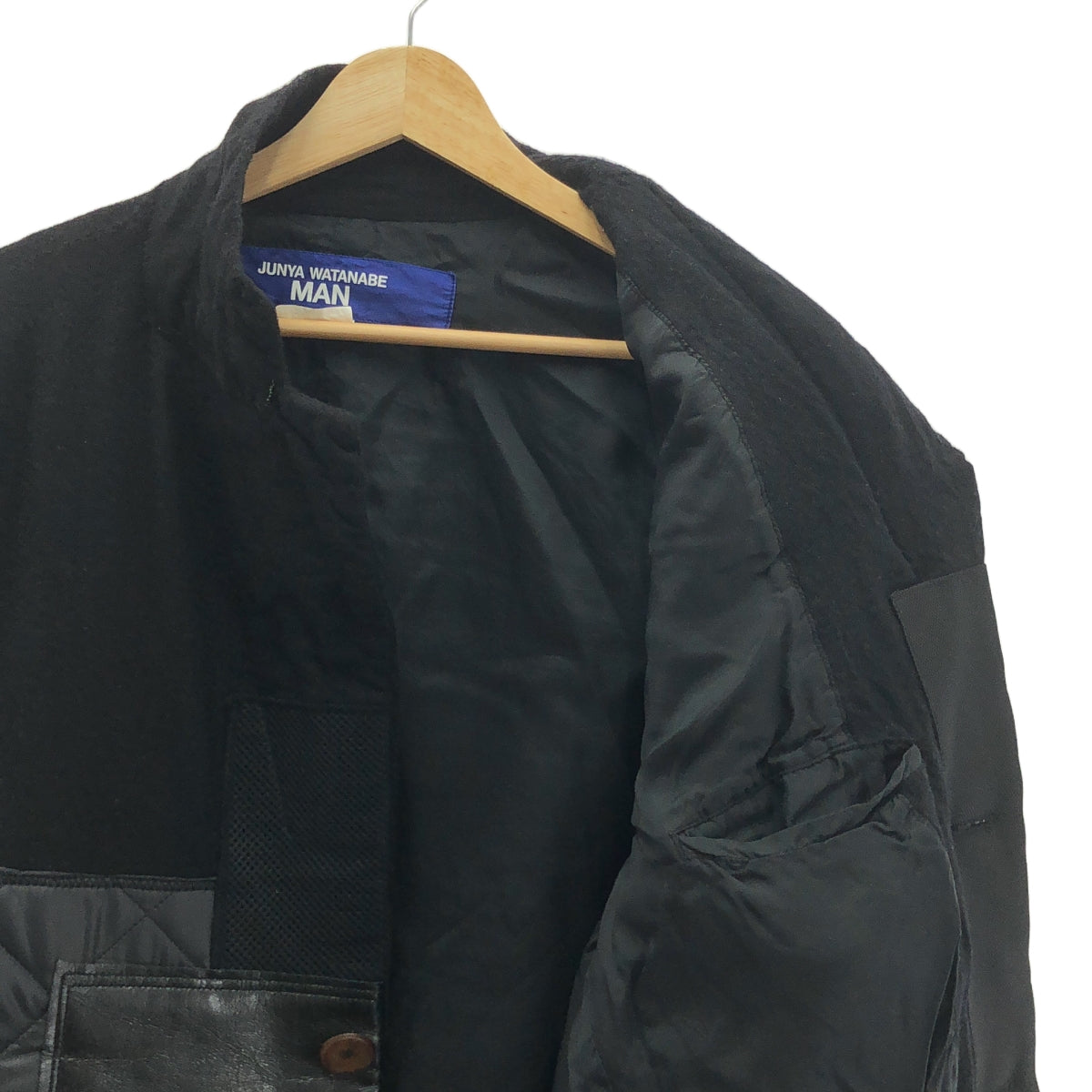 JUNYA WATANABE MAN / ジュンヤワタナベマン | 2023AW | ウール サージ製品縮絨 パッチワークコート | L | メンズ
