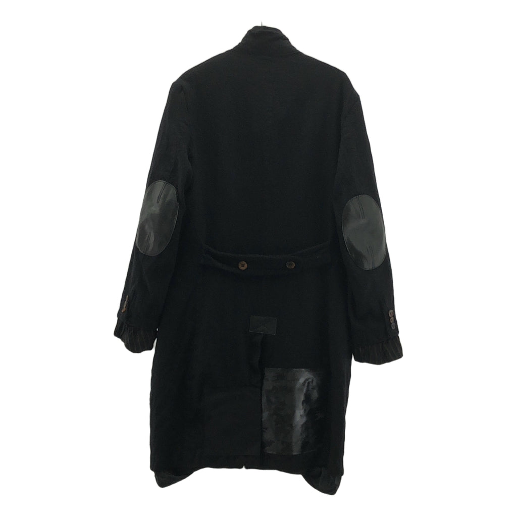 JUNYA WATANABE MAN / ジュンヤワタナベマン | 2023AW | ウール サージ製品縮絨 パッチワークコート | L | ブラック | メンズ