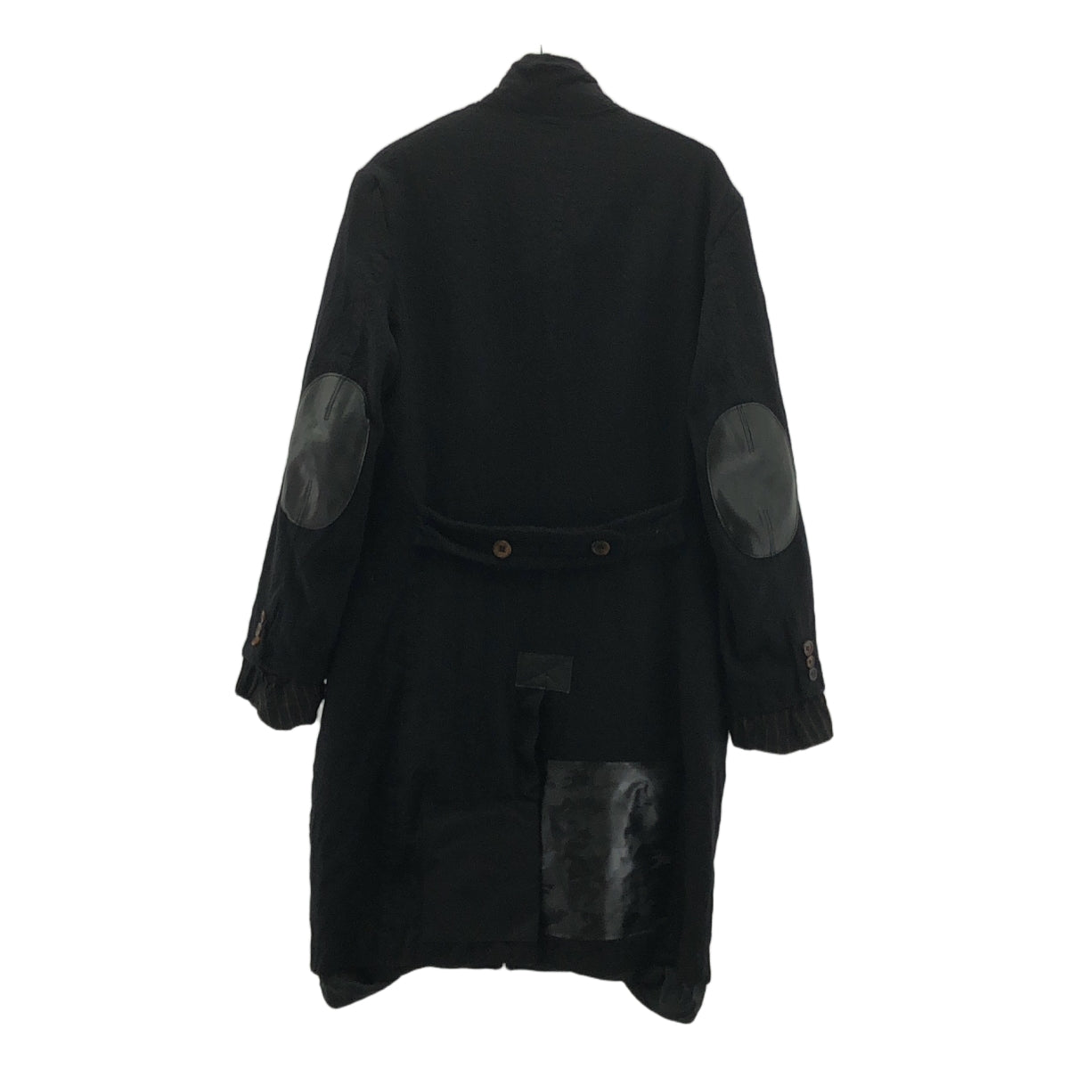 JUNYA WATANABE MAN / ジュンヤワタナベマン | 2023AW | ウール サージ製品縮絨 パッチワークコート | L | ブラック | メンズ