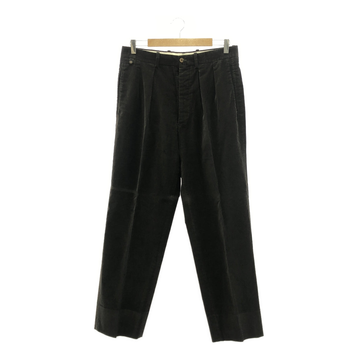 BERNARD ZINS / Bernard Zins | Corduroy 2-pleat slacks pants |