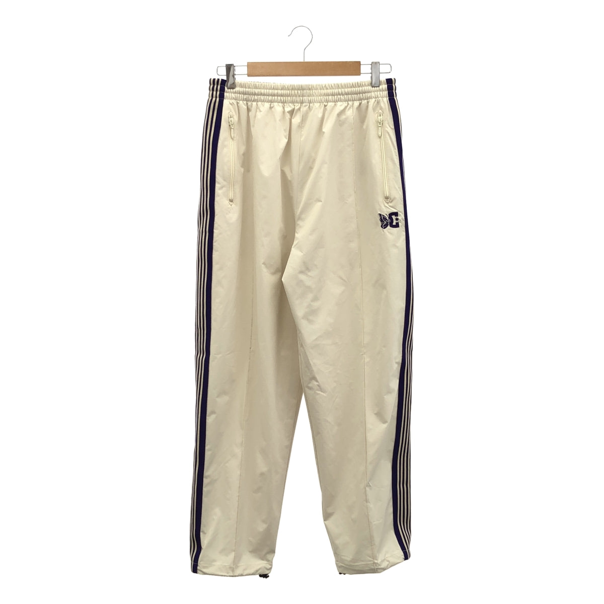 Needles / 니들스 | × DC Track Pant Poly Ripstop 립스톱 트랙 팬츠 | S | 아이보리 / 퍼플 | 남성