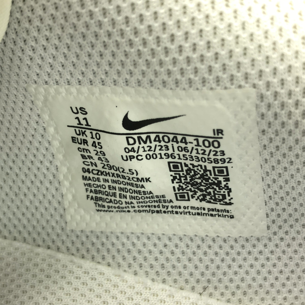 NIKE / ナイキ | CORTEZ レザー スニーカー | 29 | ホワイト / ブラック | メンズ