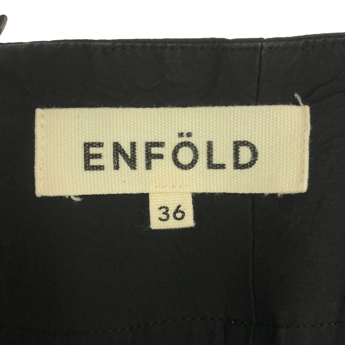 ENFOLD / エンフォルド | ドライタイプライター ミニマルロングスカート | 36 | ブラック | レディース